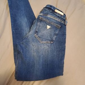 Guess jeans with swarovski crystals